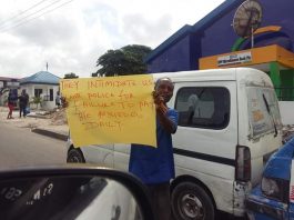commercial drivers protest in port harcourt,rumuogba,multiple ticketing